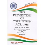 Asia Law House's The Prevention of Corruption Act, 1988 [Bare Act]